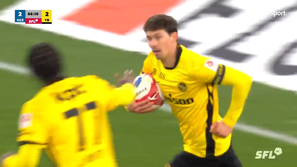 67. Minute: Fassnacht vollendet nach Traumpass von Bedia – YB gleicht aus