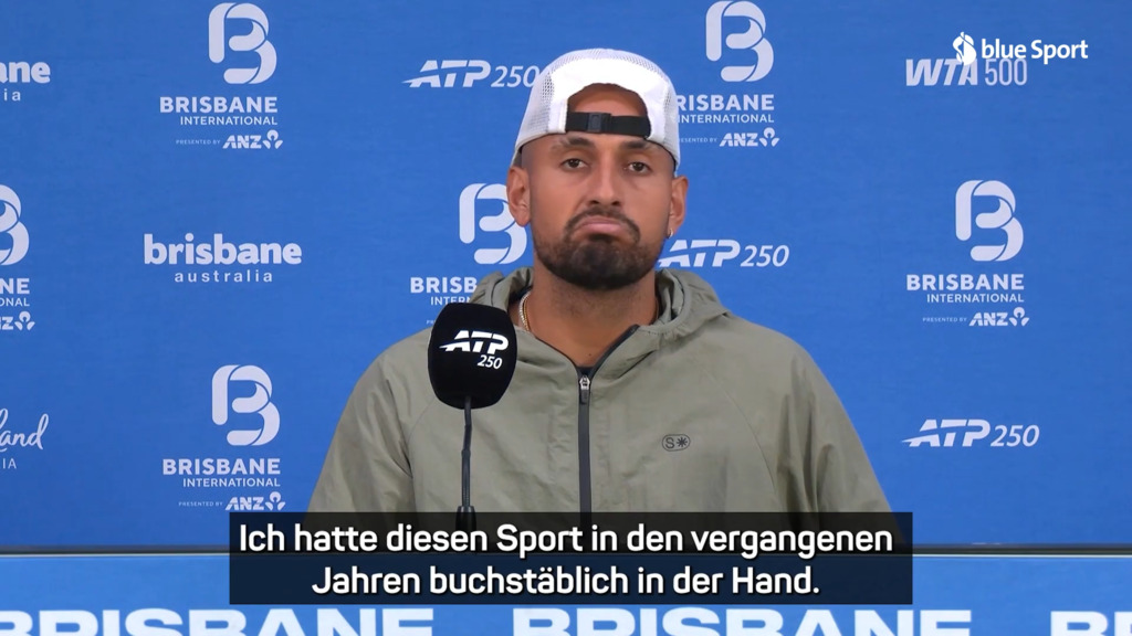 Kyrgios: «Tennis lag mir zu Füssen –  jetzt will ich einfach ein guter Entertainer sein»
