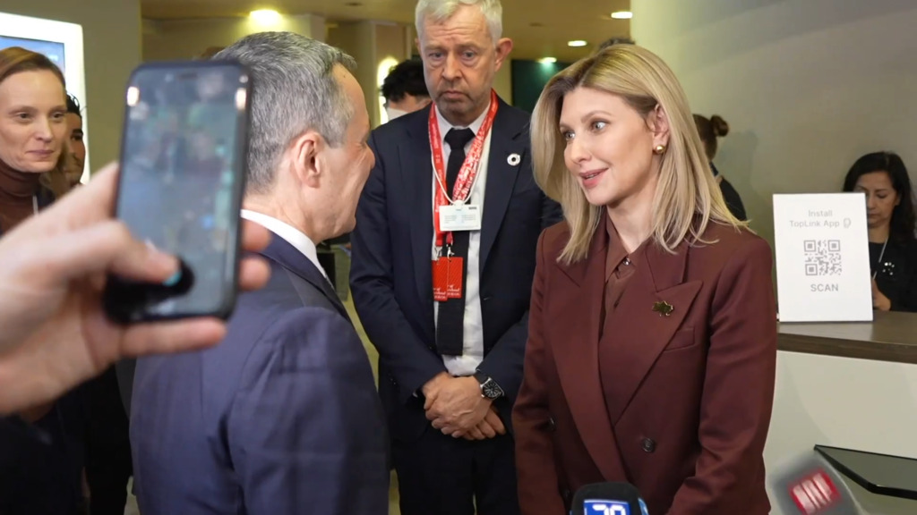 WEF: Bundesrat Ignazio Cassis trifft First Lady Selenska