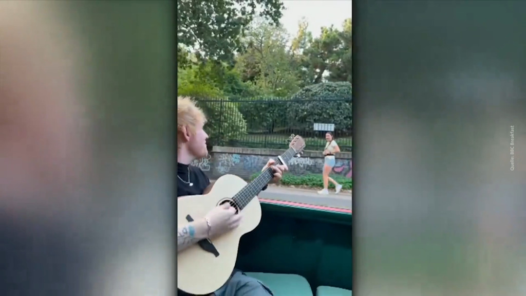 «Irgendwelche Wünsche?»: Ed Sheeran überrascht Joggerin mit einem Song