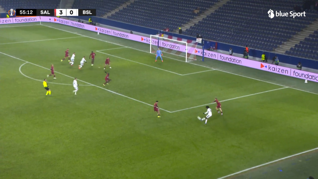 56. Minute: Agbonifo verkürzt für den FC Basel