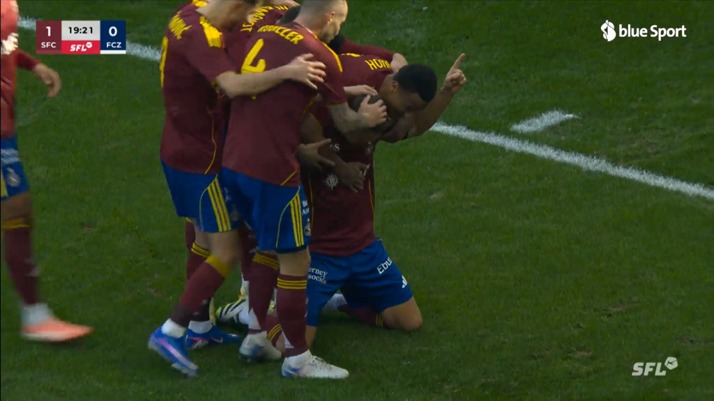 Burch schiesst Servette in Führung