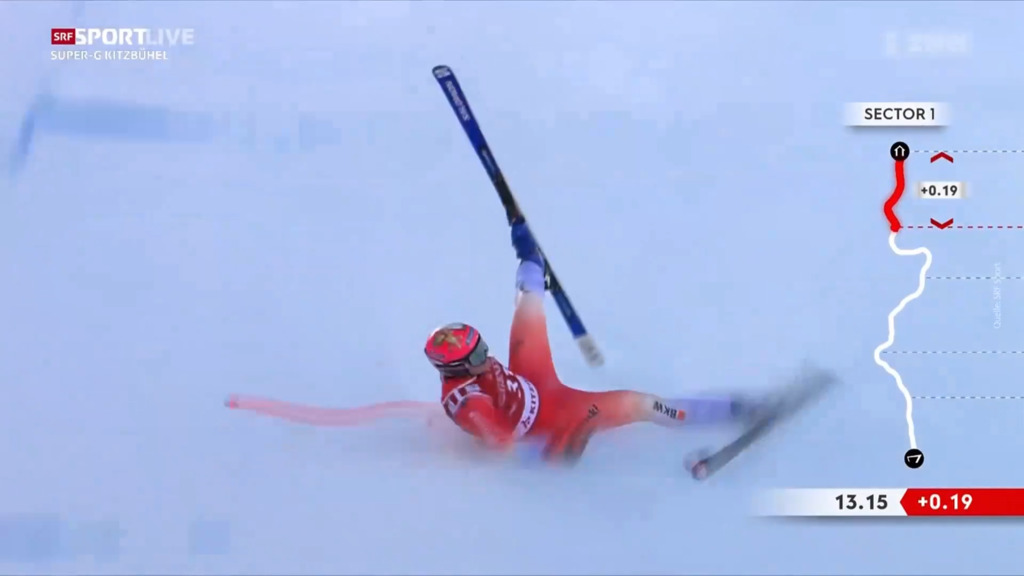 Boisset kommt bei Sturz glimpflich davon