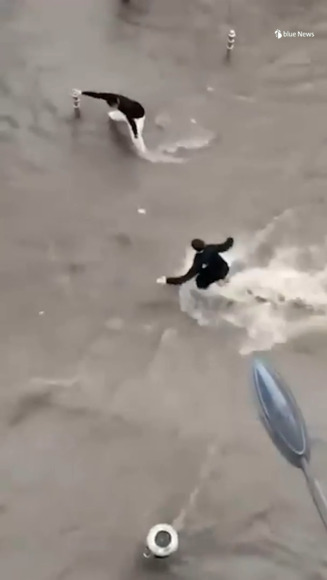 La Côte d'Azur frappée par des pluies diluviennes