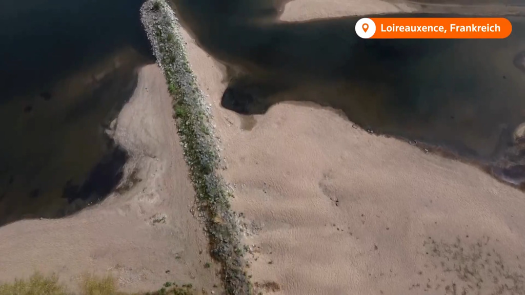 Die Loire trocknet aus