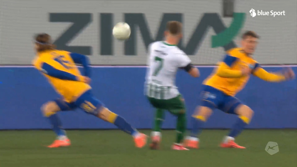 66. Minute: Witzig trifft traumhaft zum 3:1 für St.Gallen