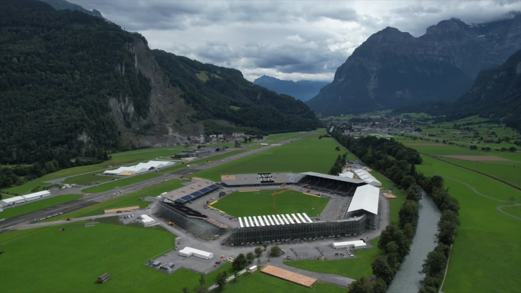 ESAF 2025: 300'000 Einzelteile werden zur grössten temporären Tribüne der Welt