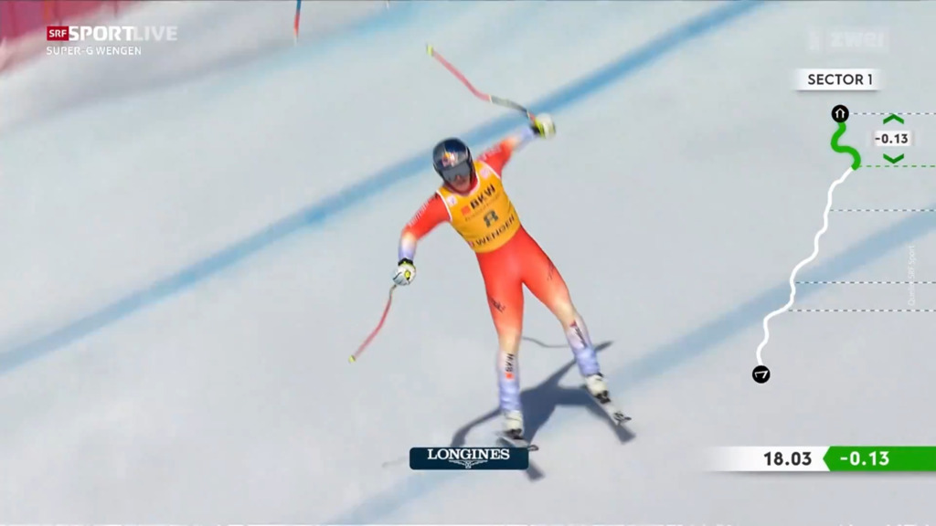 Super-G de Wegen : l'erreur de von Allmen