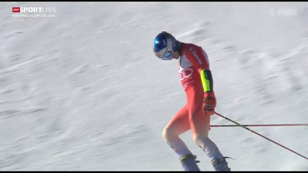 Odermatt rutscht in Sölden weg und scheidet aus