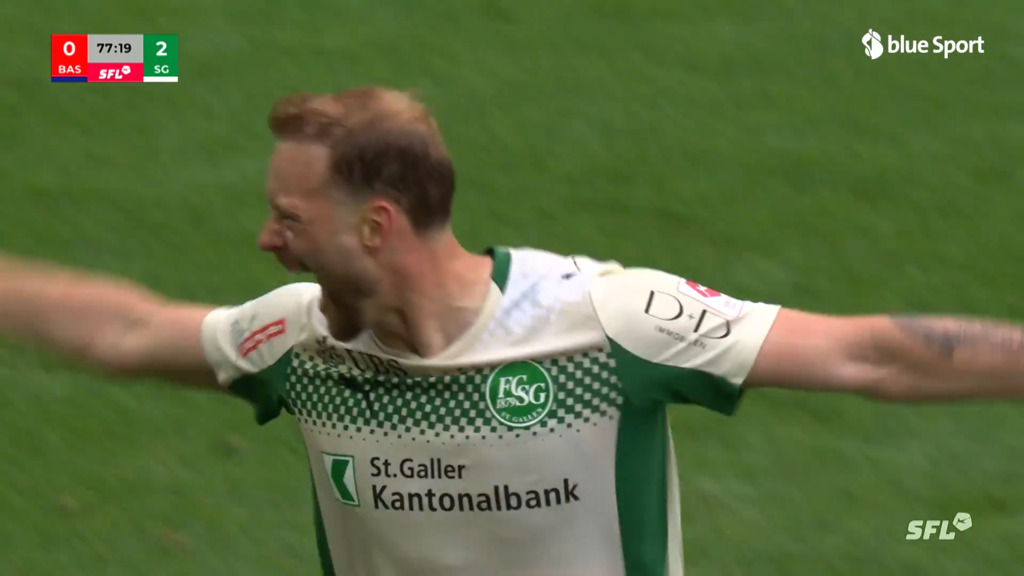 Boukhalfa mit dem 2:0 für St.Gallen