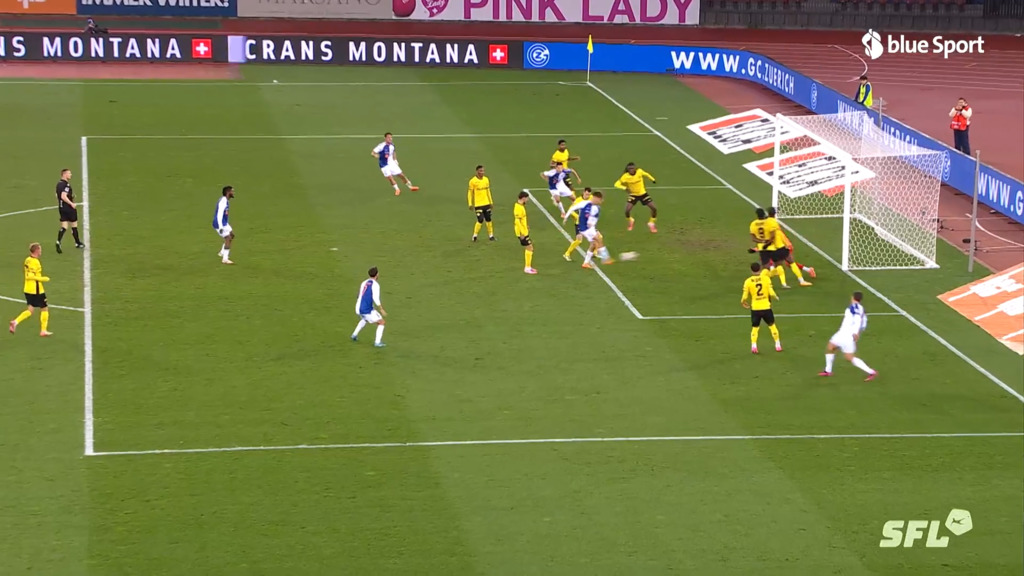 39. Minute: Keller bewahrt YB in extremis vor dem 1:3