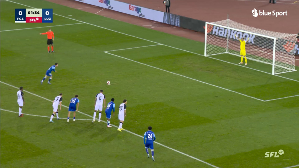 Di Giusto schiesst Luzern nach 96 Sekunden in Führung