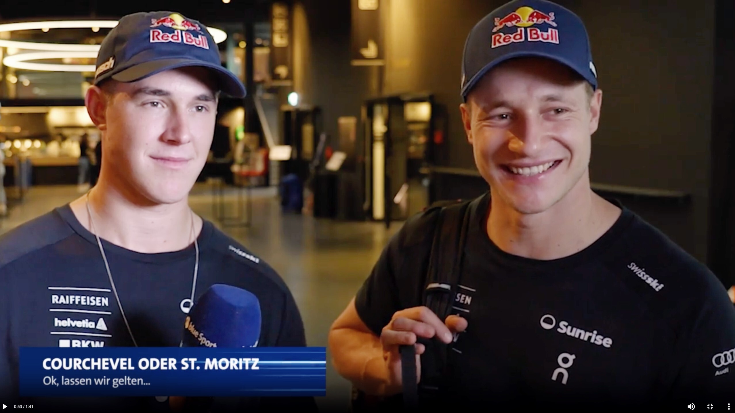 Odermatt crasht Emoji-Quiz – und zeigt von Allmen den Meister