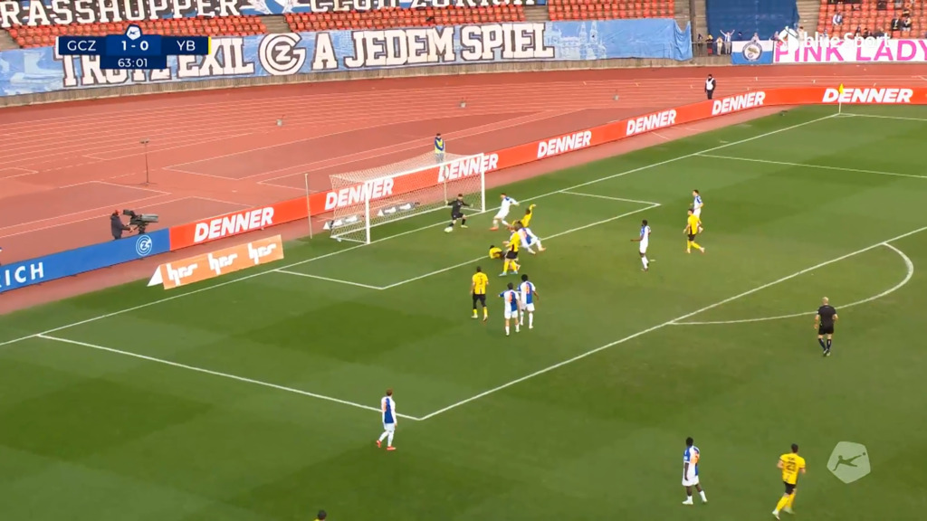 64. Minute: Virginius verpasst den Ausgleich haarscharf