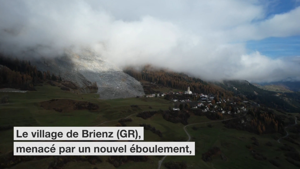 Le village de Brienz doit être évacué d'ici dimanche