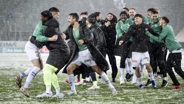 Match annulé, les St-Gallois s’amusent dans la neige !