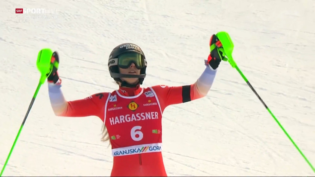 Rast entthront Slalom-Königin Shiffrin und holt das Double in Kranjska Gora