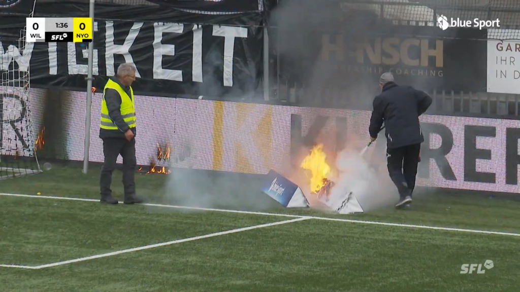 Brand im Bergholz: Vor dem Wil-Block muss der Feuerlöscher her