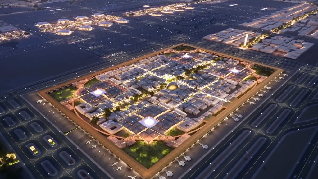 Milliardenprojekt in Saudi-Arabien: So soll der grösste Flughafen der Welt dereinst aussehen