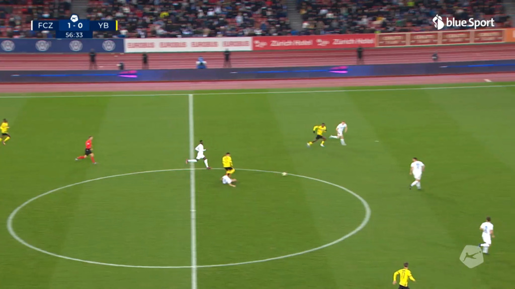 57. Minute: 1:1 durch Monteiro