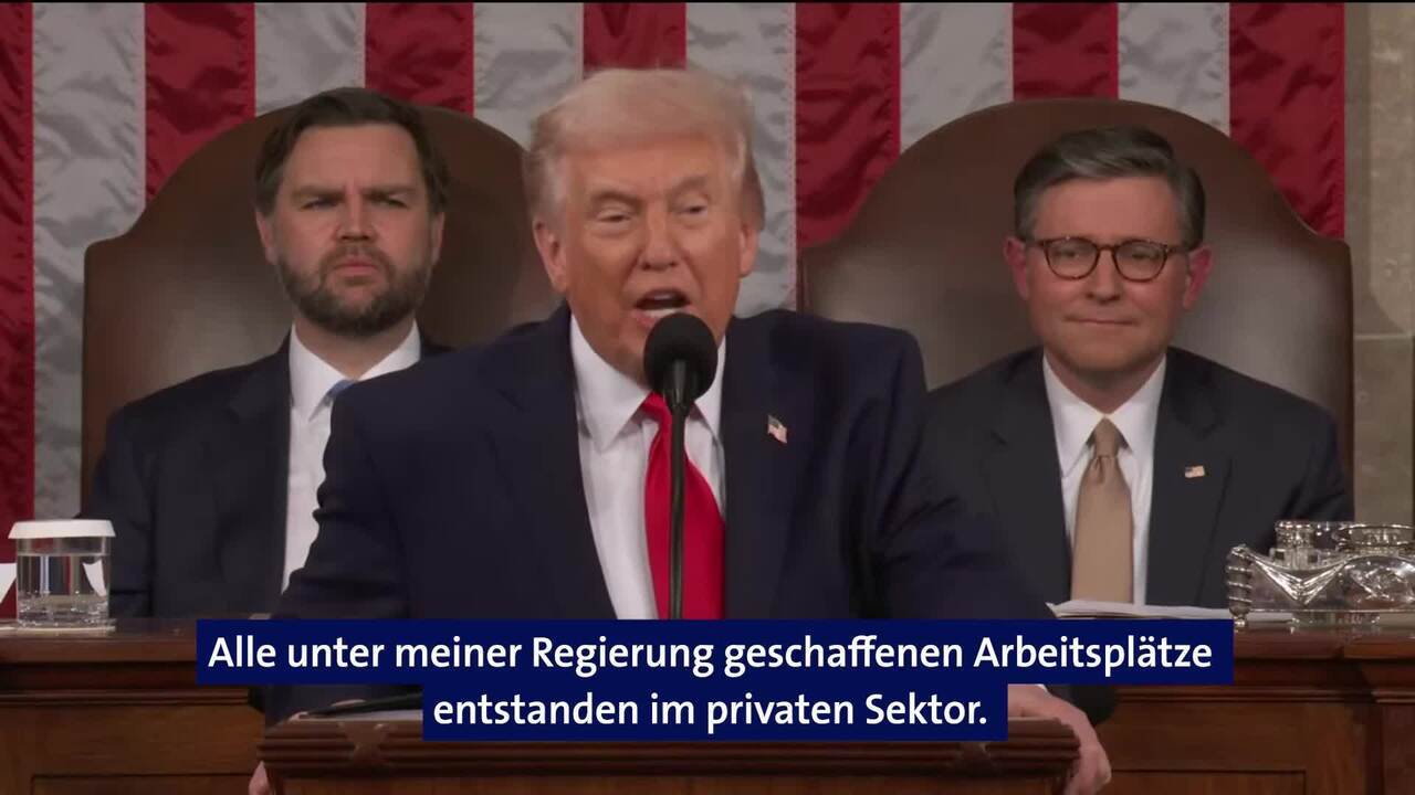 «State of the Union»-Ansprache: Drei Szenen zeigen auf, wie absurd Trumps Rede war