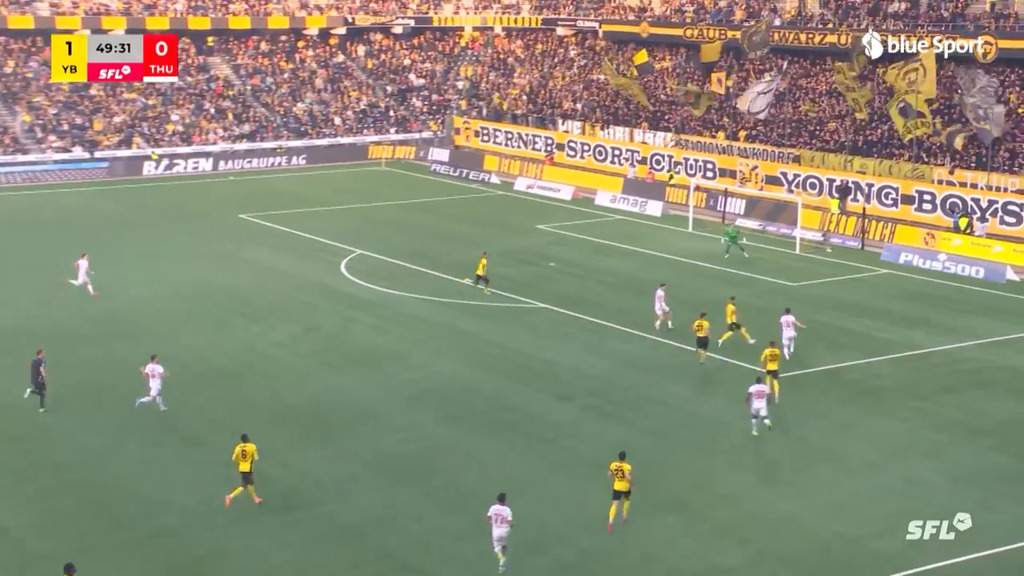 50. Minute: Matoshi erzielt den Ausgleich