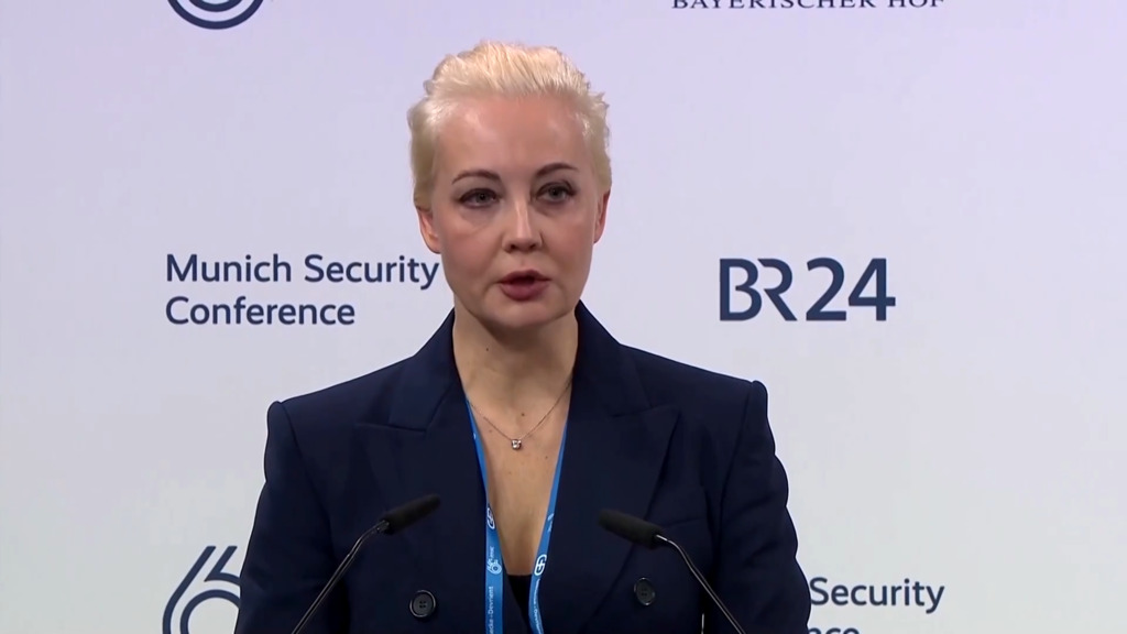 Stehende Ovationen für Julia Nawalny