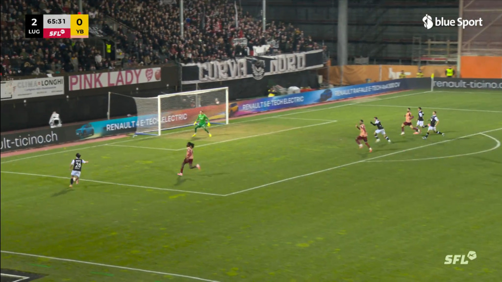 Koustias mit dem dritten Tor