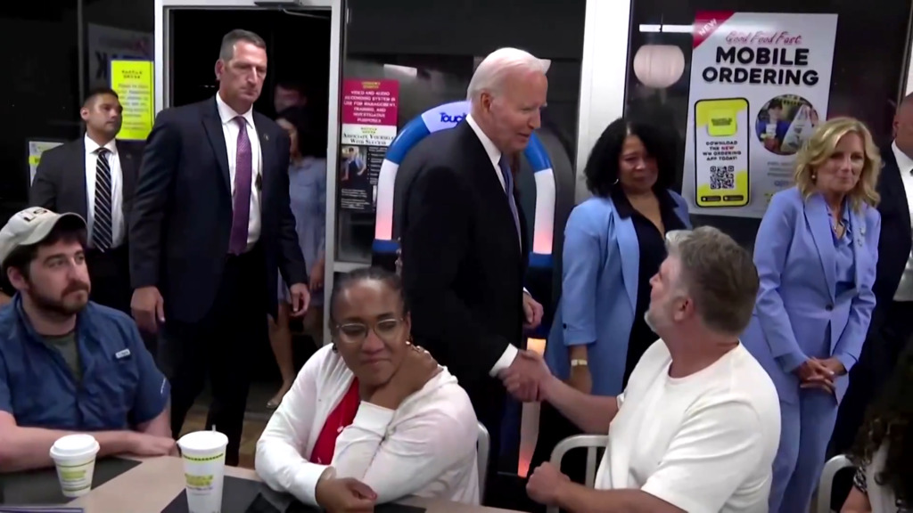 Biden nach TV-Duell: «Ich glaube, wir haben es gut gemacht»