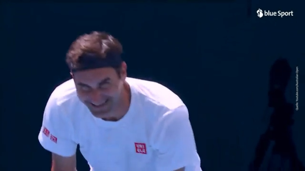 Federer kann's noch - Trainingseinheit vor 15'000 Zuschauern 