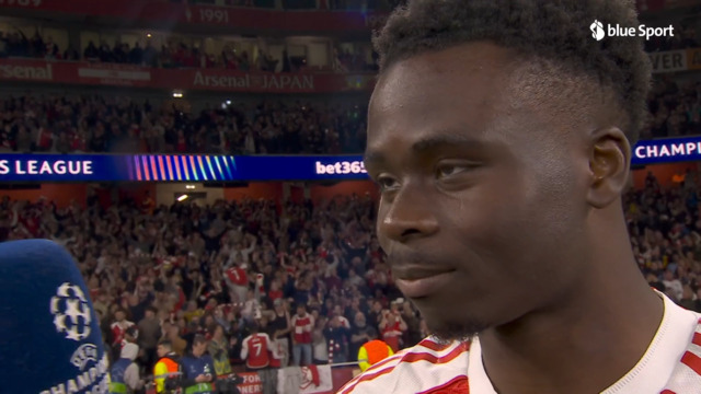 Saka: «Du musst dort sein»  (englisch)