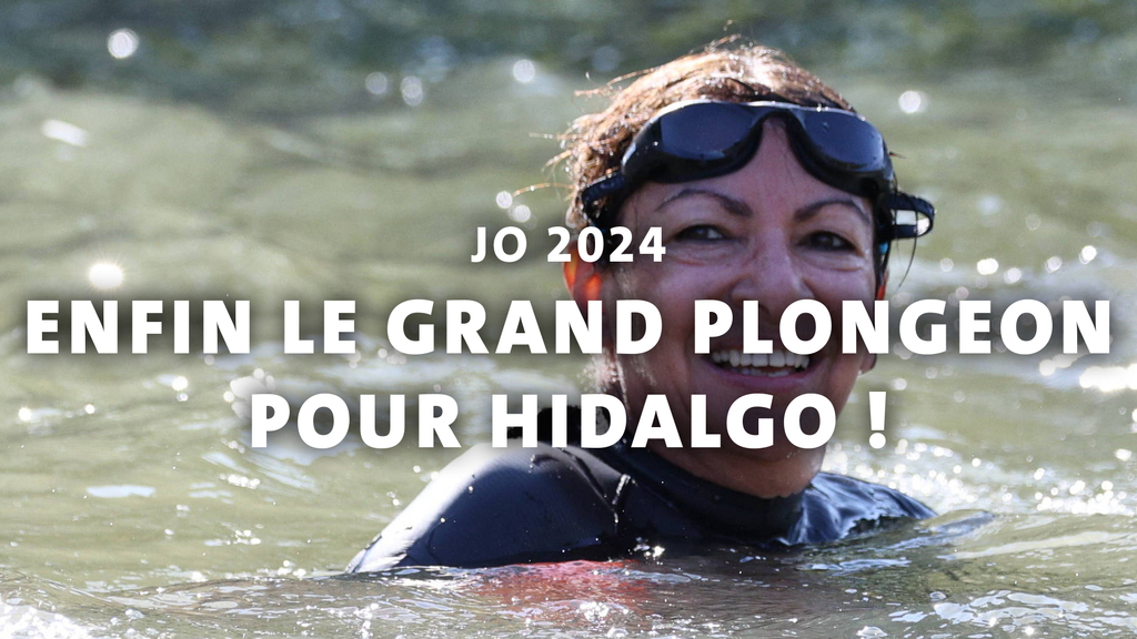 JO-2024: Anne Hidalgo et Tony Estanguet se baignent dans la Seine