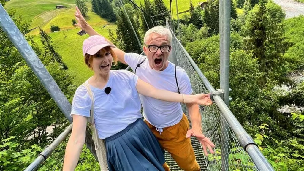 Die Schweiz neu entdeckt, Teil 2/5: Da hängen sie nun über dem Abgrund