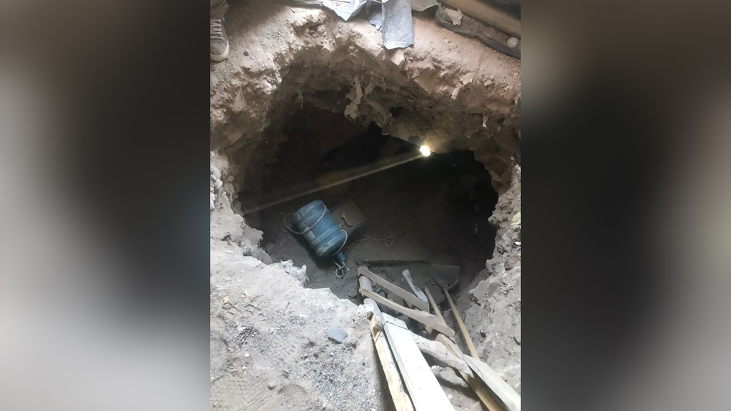 Drogenboss wollte in diesem 300 Meter langen Tunnel fliehen