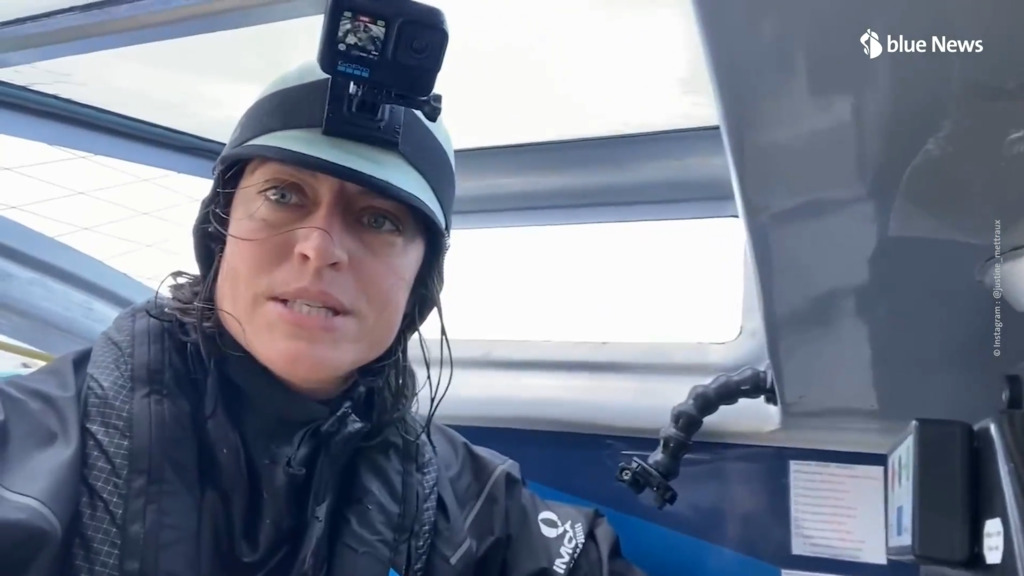 Vendée Globe : changement de voile avec Justine Mettraux