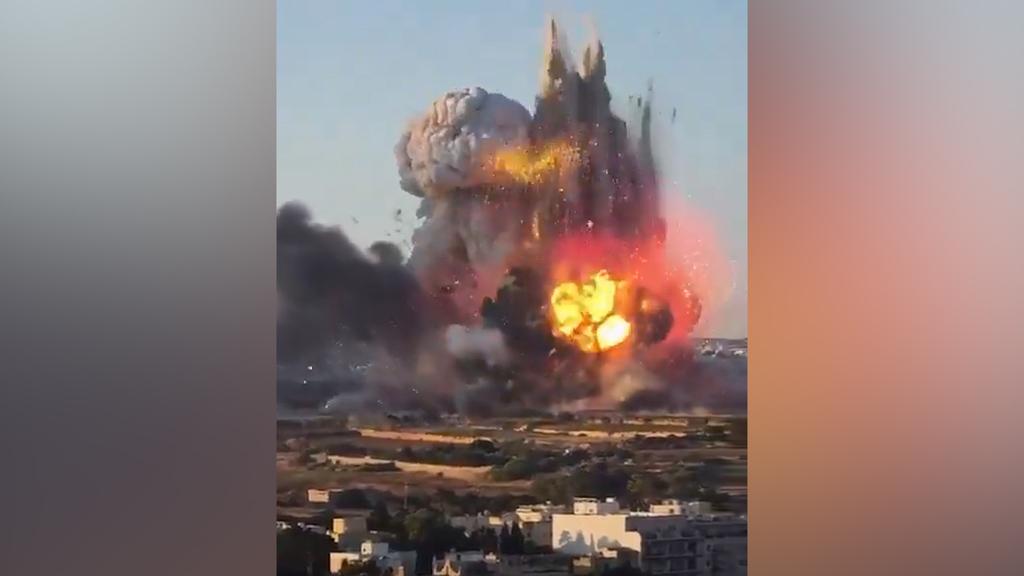 Riesenknall auf Malta: Video zeigt Explosion in Feuerwerksfabrik – zwei Personen verletzt