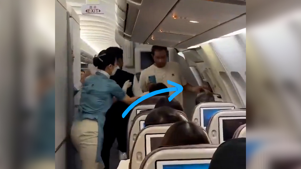Korean-Air-Flug: Passagier will während dem Flug den Notausgang öffnen