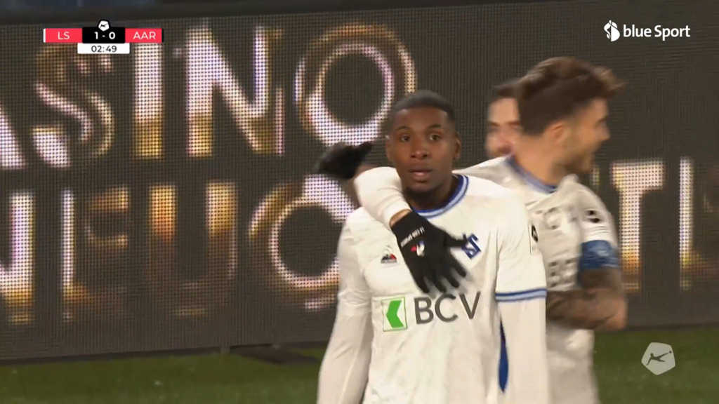 3. Minute: Labeau schiesst Lausanne-Sport früh in Führung