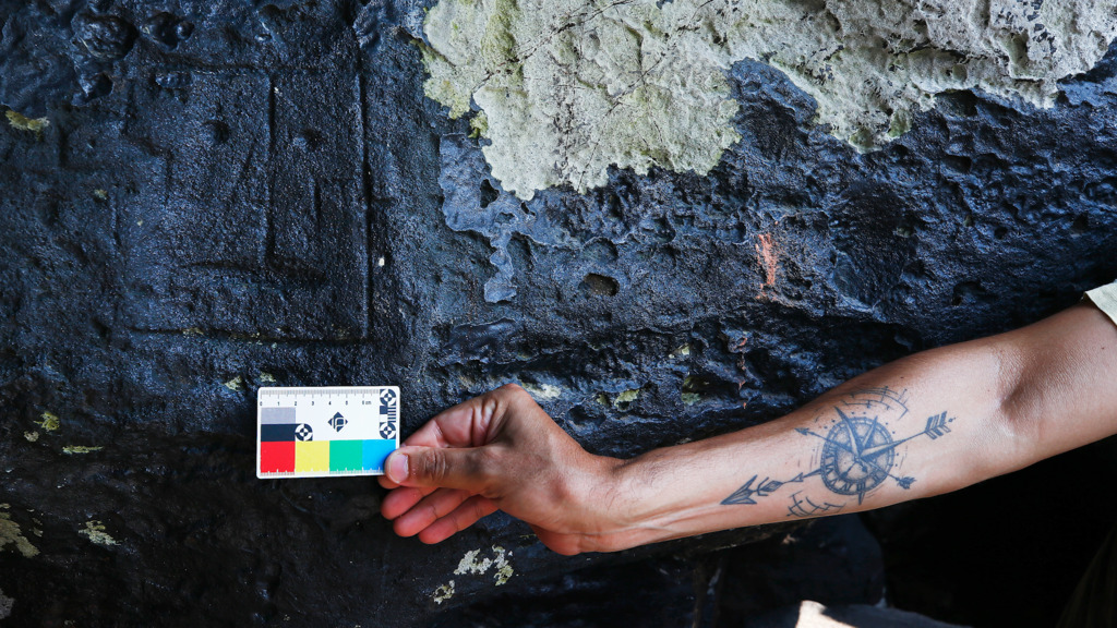 Sensationsfund im Flussbett: Die Steingesichter vom Rio Negro