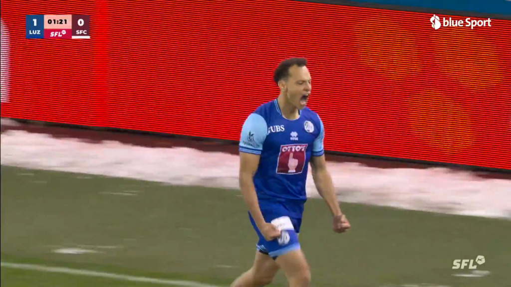 Von Moos schiesst Luzern sehenswert früh in Führung