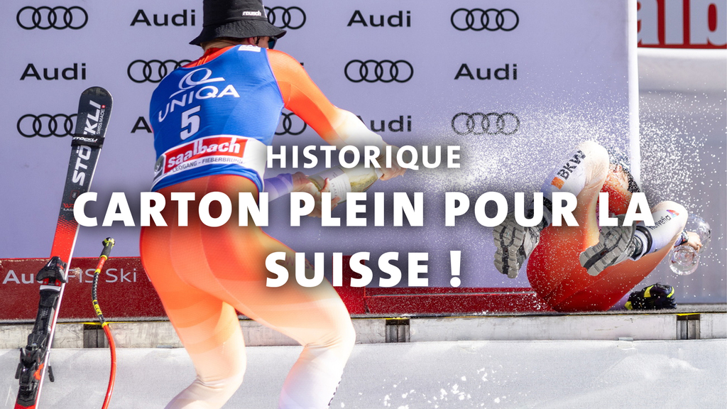 Carton plein pour la Suisse en Super-G !