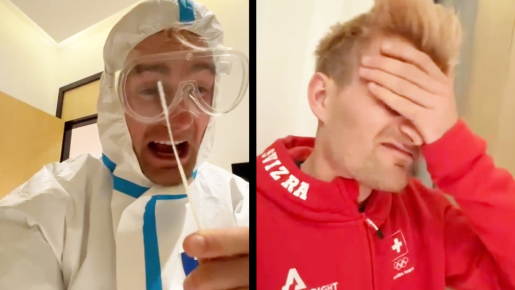 Snowboarder bei der Ankunft positiv getestet – Nicolas Huber berichtet aus Peking