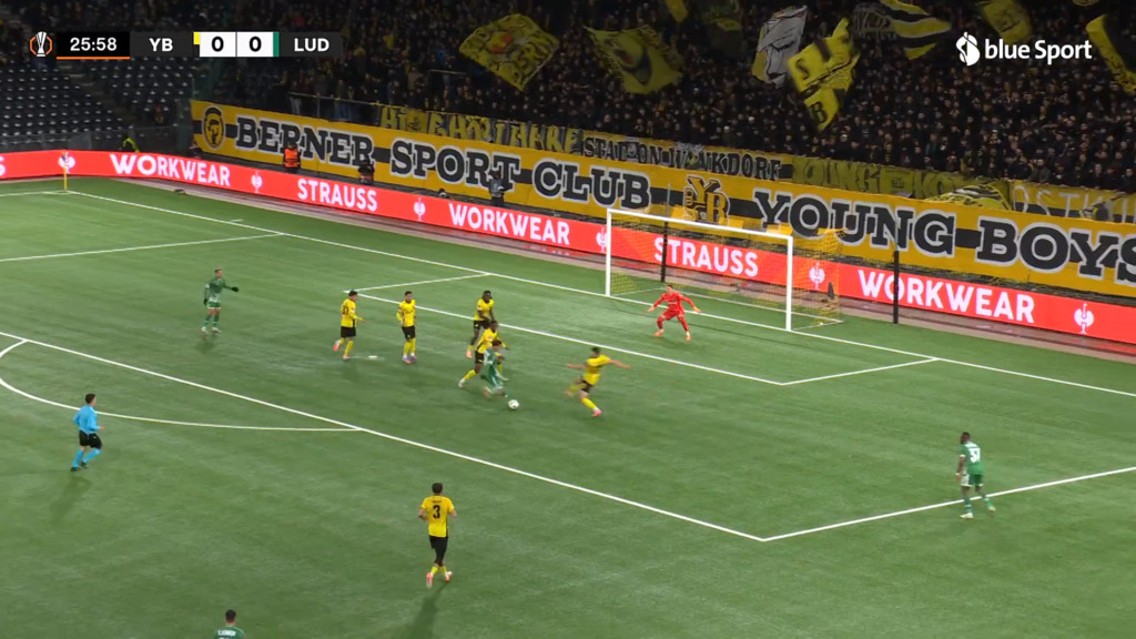 YB gerät gegen Ludogorets in Rückstand