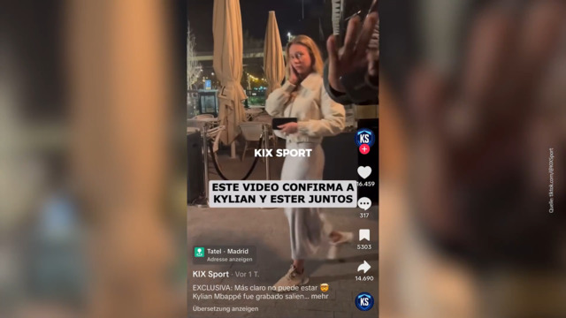 Mbappé in Paris mit spanischer Schauspielerin Expósito  gesichtet