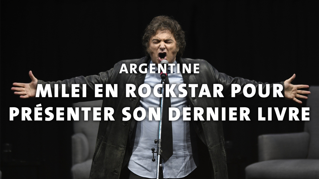 Argentine: Milei en rockstar pour présenter son dernier livre