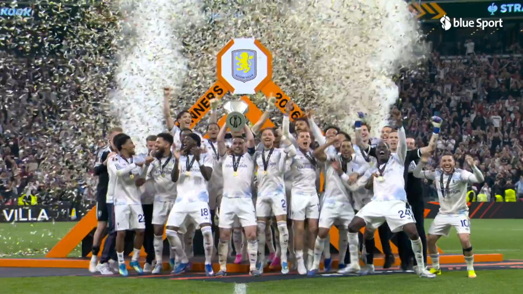 Finale de l'Europa League : la remise du trophée