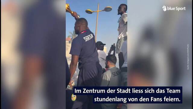 Verkehr in Dakar lahmgelegt: Hunderttausende feiern Senegals Nationalmannschaft