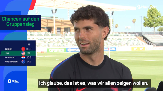 US-Star Pulisic: «Wir wollen an diesem Turnier eine Macht sein»