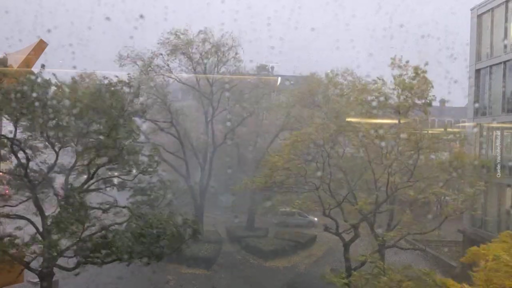 Video zeigt Sturm «Benjamin» in Basel