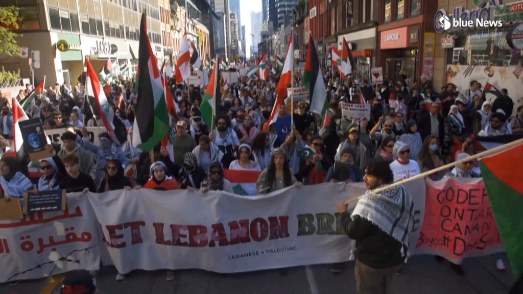 Manifestations en soutien à Gaza un an après : 